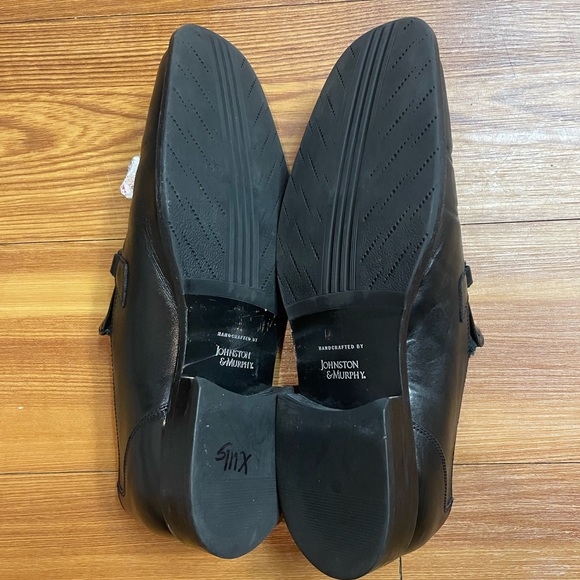 Mens Johnston and Murphy Black Slip On Size 9 151429 - Picture 5 of 8